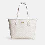Coach Outlet City Tote Bag In Signature Canvas