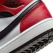 Little Kid's Air Jordan 1 Mid Black/Black-gym Red 640734-069