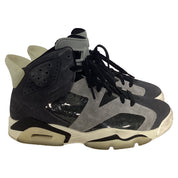Nike Air Jordan 6 Retro Tech Chrome Sneakers in Grey Suede
