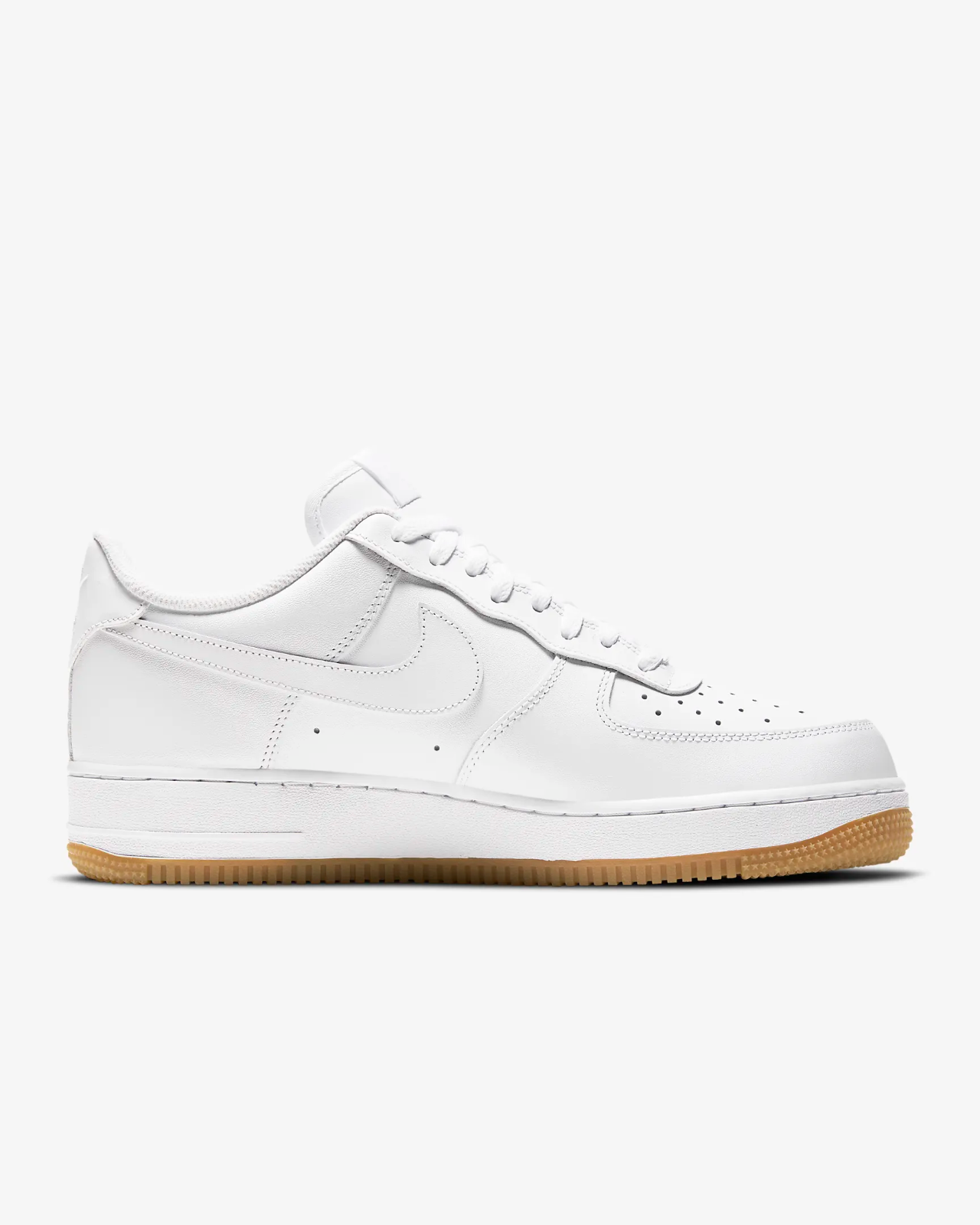 Men's Nike Air Force 1 '07 DJ2739-100 Sneakers White Gum Leather Low Top Shoes