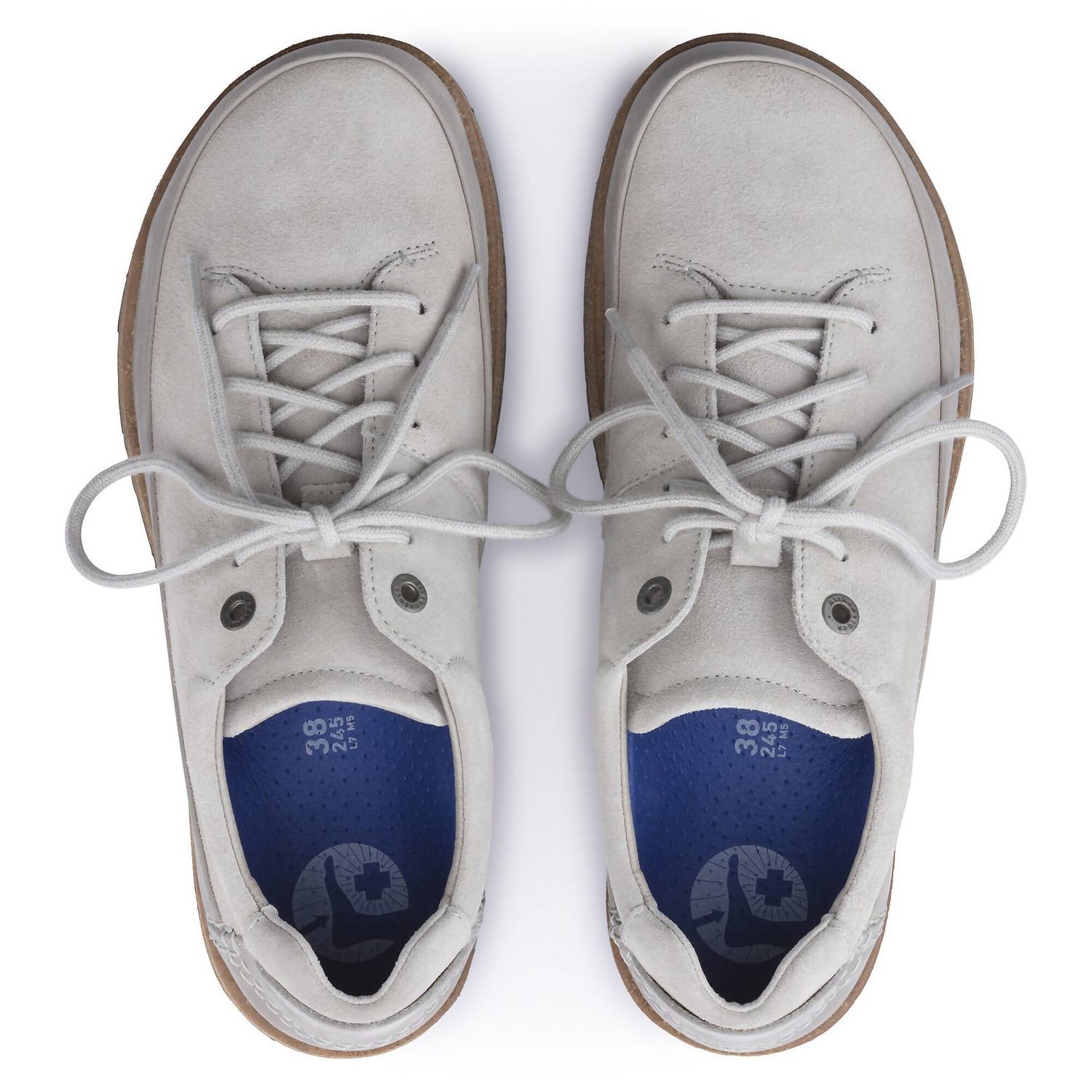 Women's Honnef Low Suede Leather Sneakers In Whale Gray
