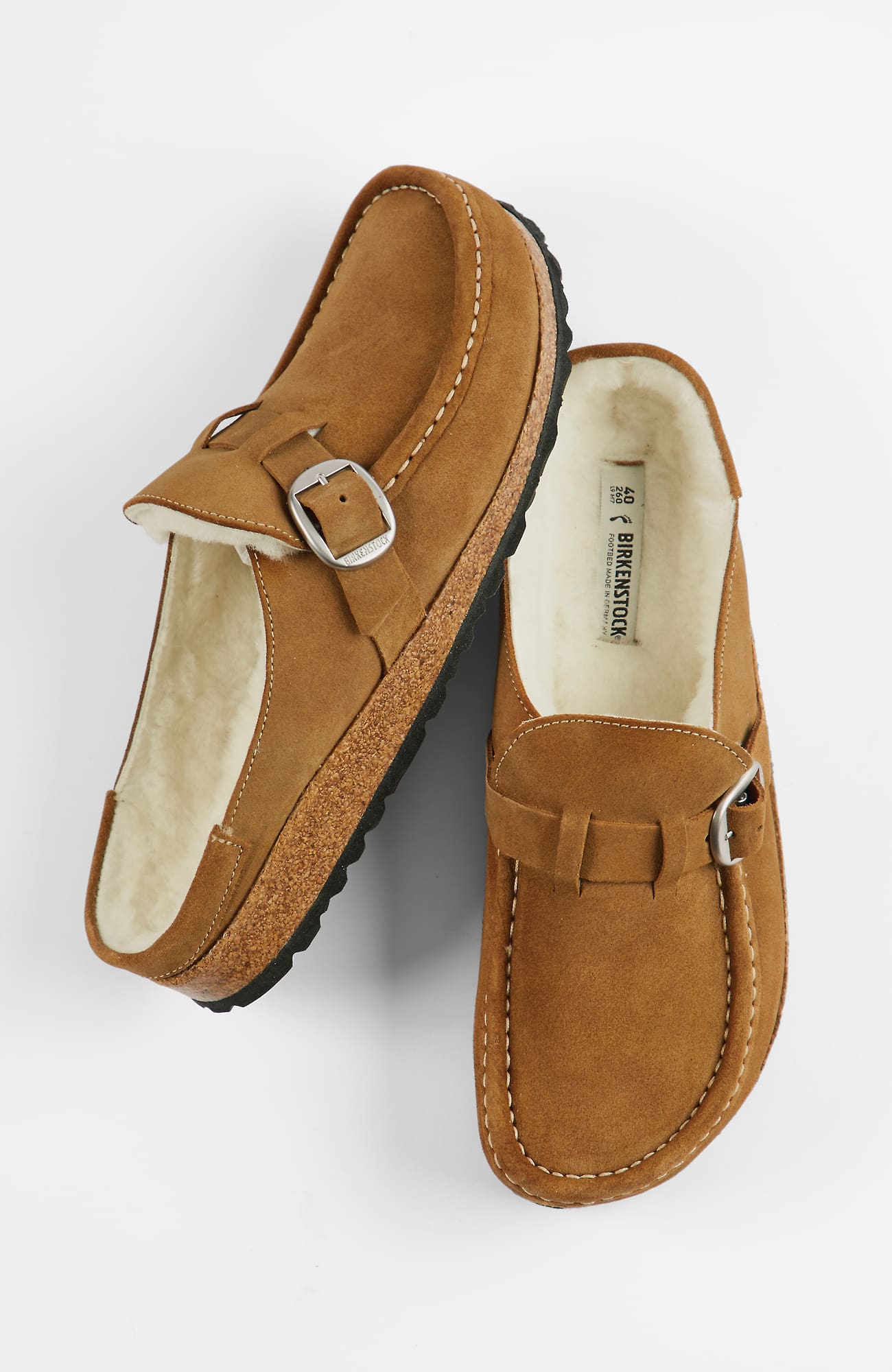 Women's Birkenstock Buckley Shearling Clogs Shoes