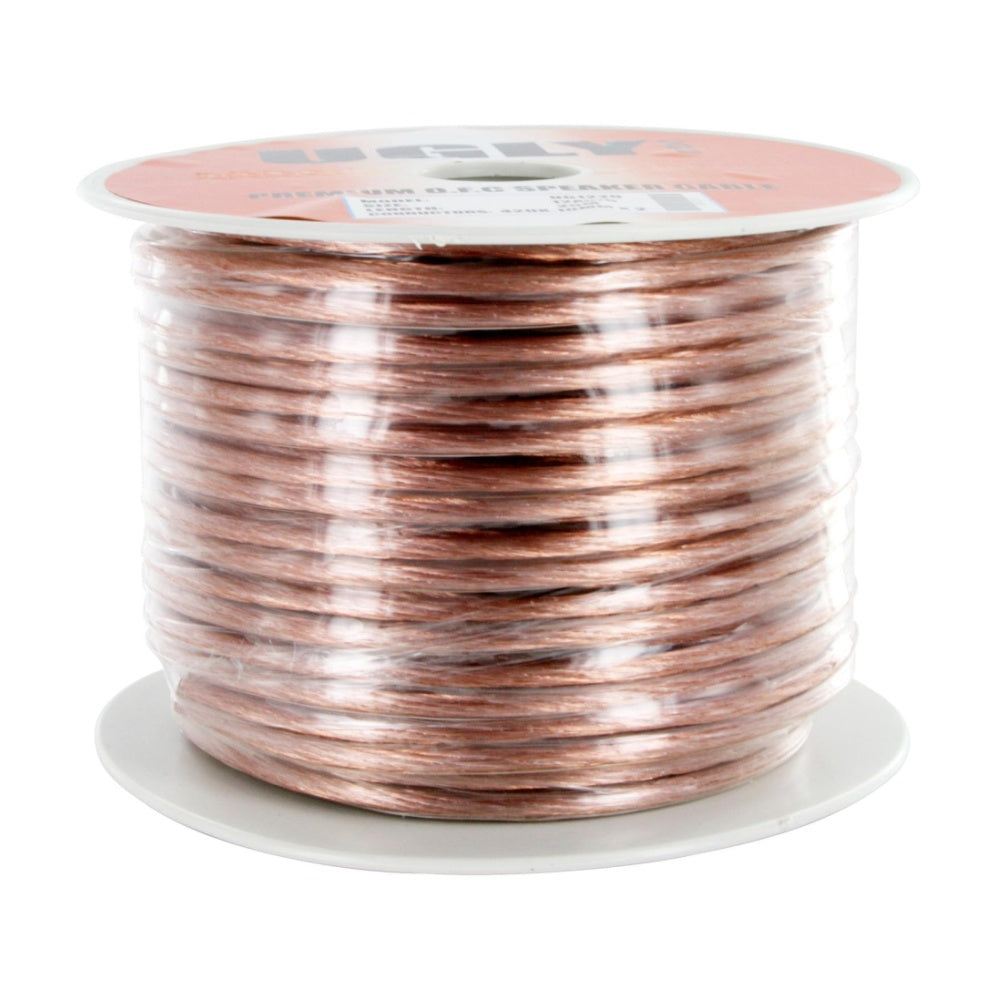 25m Ugly Speaker Cable OFC 42 x 0.17mm Strands Figure 8 17 AWG Spool Hi-Fi