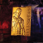 Fanattik Limited Edition Metal Gear Solid 2 24k Gold Plated Snake Ingot