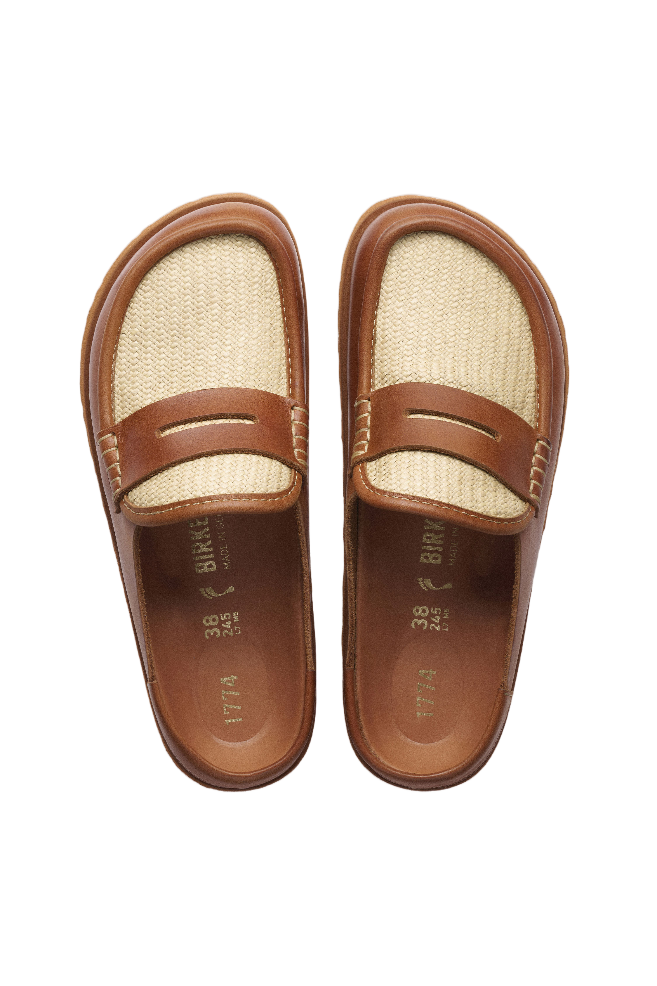 Canvas Naples Wrapped Outsole Loafers