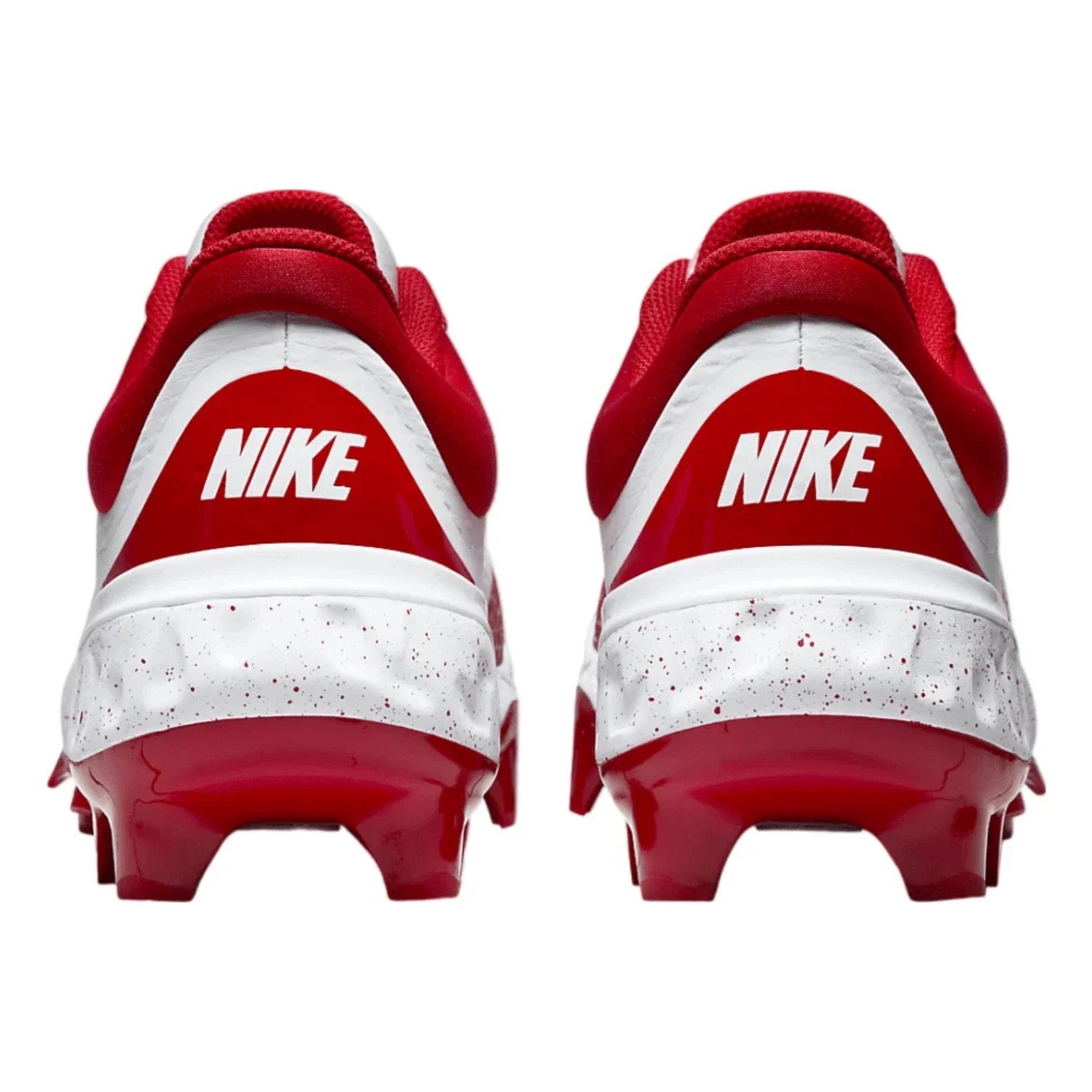 Nike Alpha Huarache Elite 4 Low MCS FD6255-105 White Baseball Cleats RHS8064