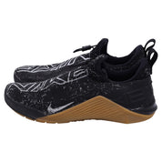 Nike React Metcon Sneakers in Black Gum Polyester