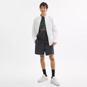 Coach Outlet Signature Swim Trunks In Recycled Polyester