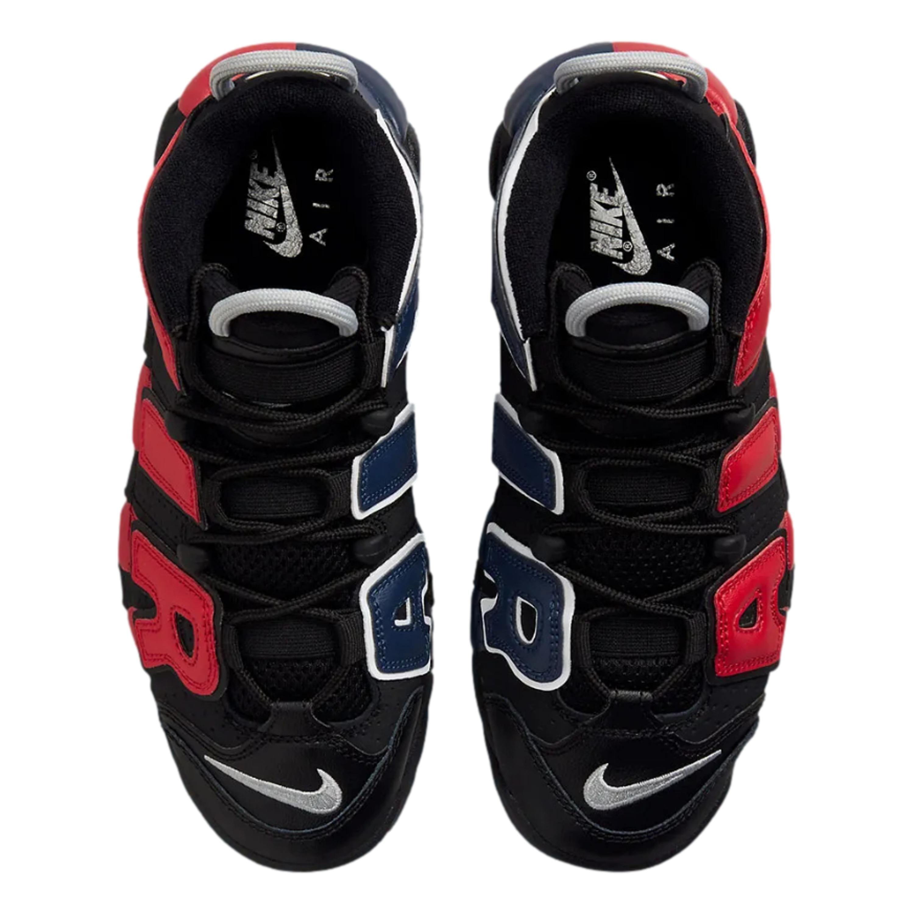 Grade-School Nike Air More Uptempo Black/University Red DM0017-001