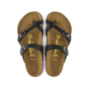 Women's Mayari Oiled Leather Sandal In Black