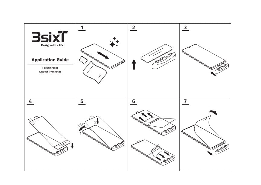 3sixT PrismShield Classic Curved TPU SP Samsung Galaxy S21+ - Clear