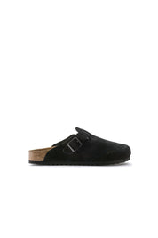 Unisex Boston Suede Clog In Black