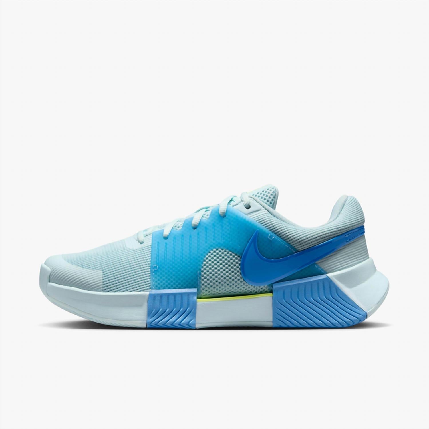 Women's Zoom Gp Challenge 1 Hard Court Tennis Shoes In Glacier Blue/star Blue85