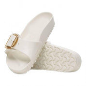Women's Madrid Big Buckle Sandals In Eggshell Narrow