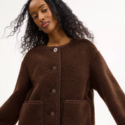 Coach Outlet Short Sherpa Cardi Jacket
