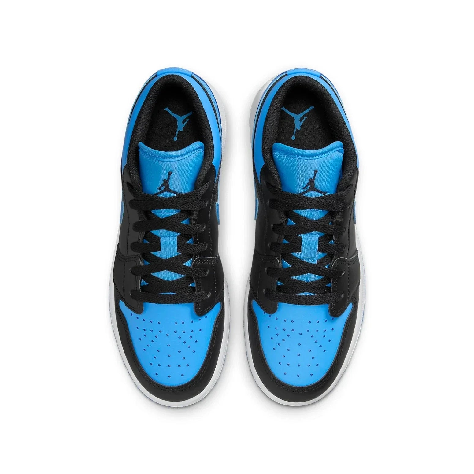 Youth Nike Air Jordan Low- Blue Leather Lifestyle Shoes HTAT112