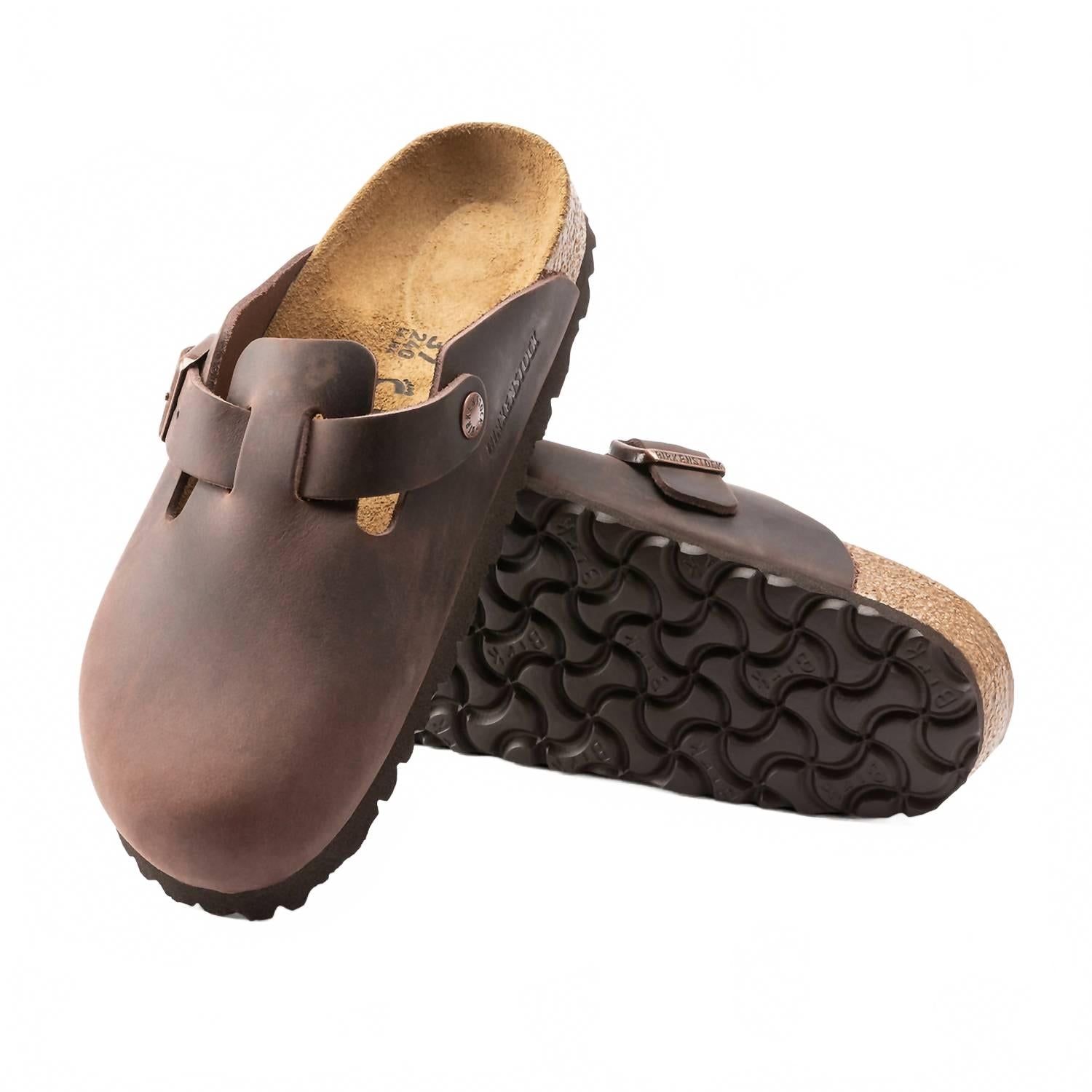 Men's Boston Regular Clog In Habana Oiled Leather