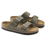 Men's Arizona Soft Footbed Sandal In Faded Khaki