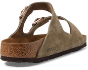 Unisex Birkenstock Arizona Soft Footbed Slide M9-9.5/W11-11.5 Sandal FZP250 (Brown,M9-9.5/W11-11.5)