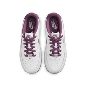 Nike Air Force 1 Low DH9600-101 Sneakers Boys White Mauve Leather Low Top Shoes