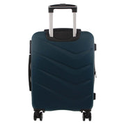 3pc Pierre Cardin Hard-Shell Suitcase Cabin Travel Luggage Set Teal