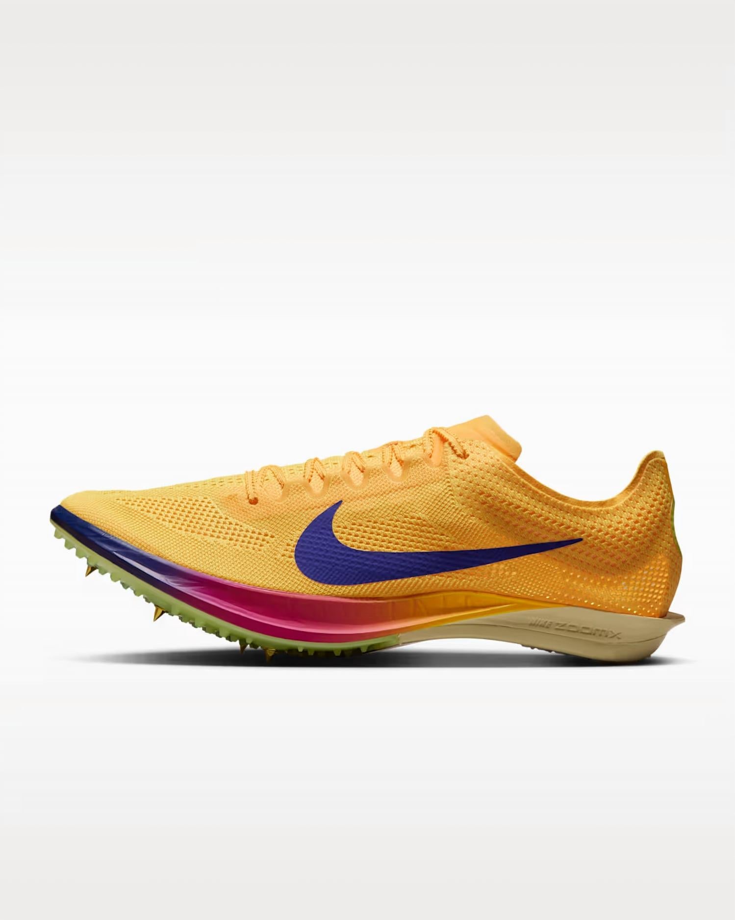 Women's Zoomx Dragonfly 2 Spikes In Citron Pulse/vivid Purple/indigo Burst