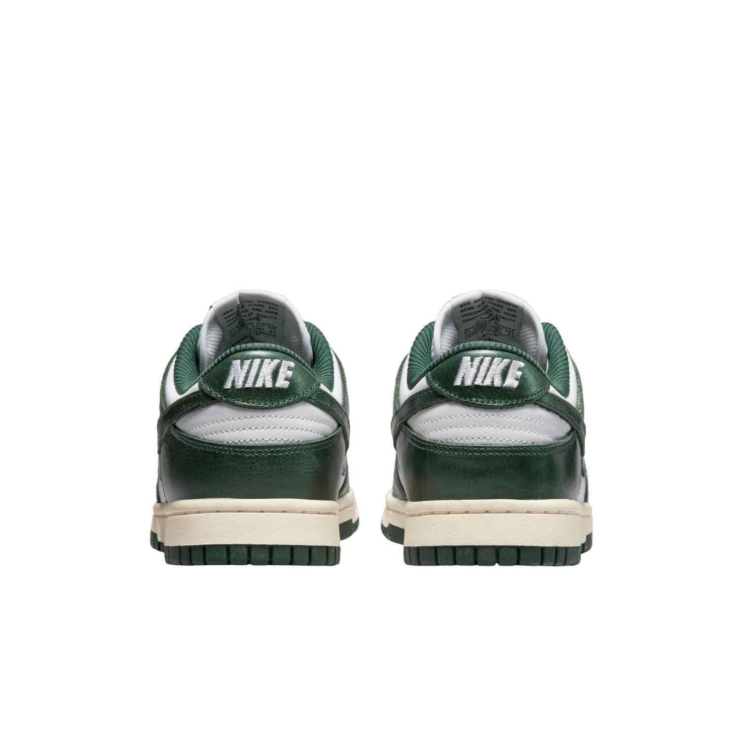 Women's Dunk Low Sneaker In White/pro Green/coconut Milk
