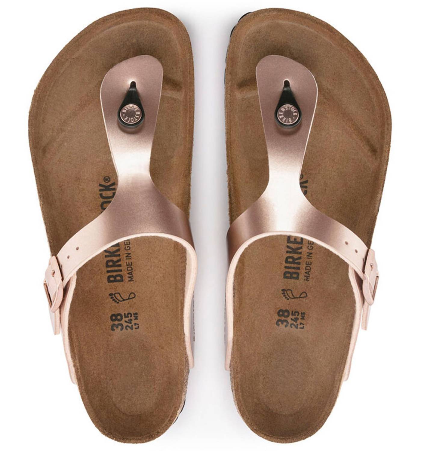 Women's Gizeh Birko-Flor Sandals In Copper