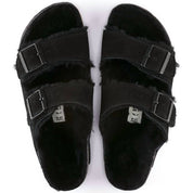 Women's Arizona Shearling Sandals In Black
