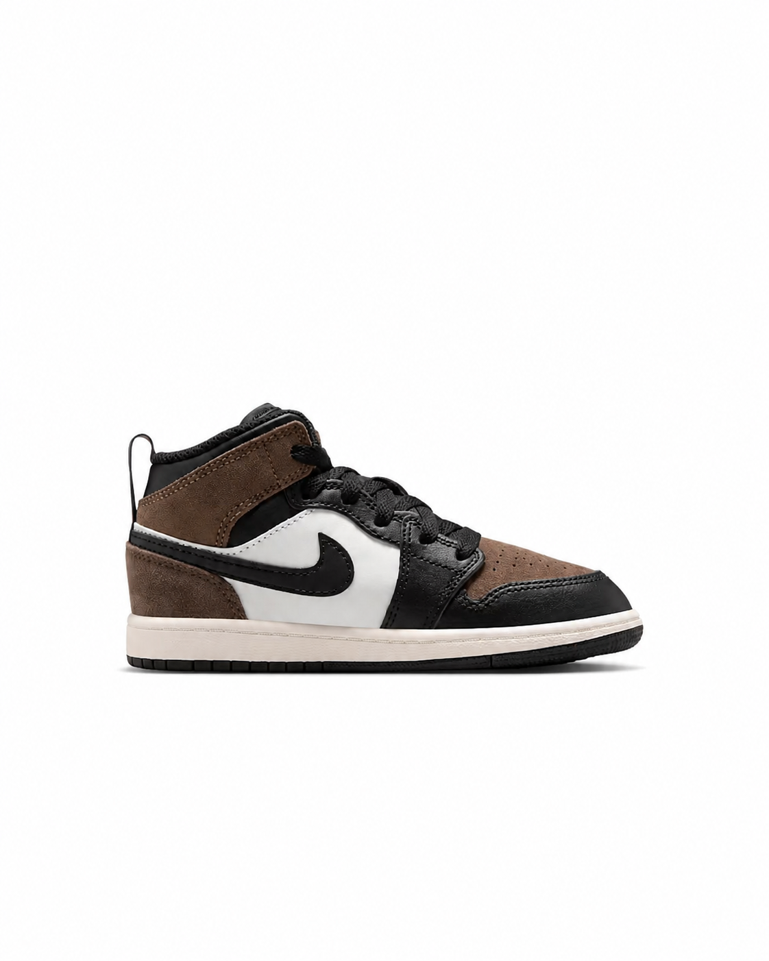 Little Kid's Air Jordan 1 Mid Black/Palomino/University Red/Phantom DQ8424-007