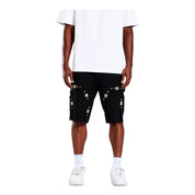 Men's Crysp Denim Shorts Black CRY-SUM26-021-JETBK