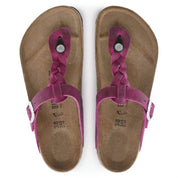Women's Gizeh Braided Oiled Leather Sandals In Festival Fuchsia