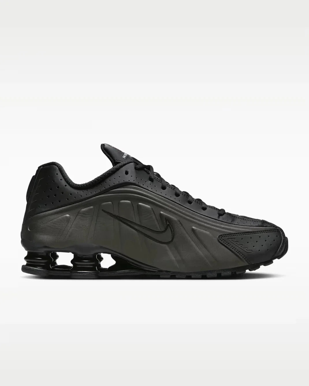 Nike Shox R4 HQ1988-001 Sneakers Black Low Top Running Shoes LIQ370