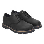 Men's Highwood Lace Low Leather Shoes In Black