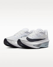 Men's Zoom Fly 6 Road Racing Shoes In White/pure Platinum/obsidian Mist/gridiron