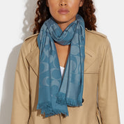 Coach Outlet Signature Wrap