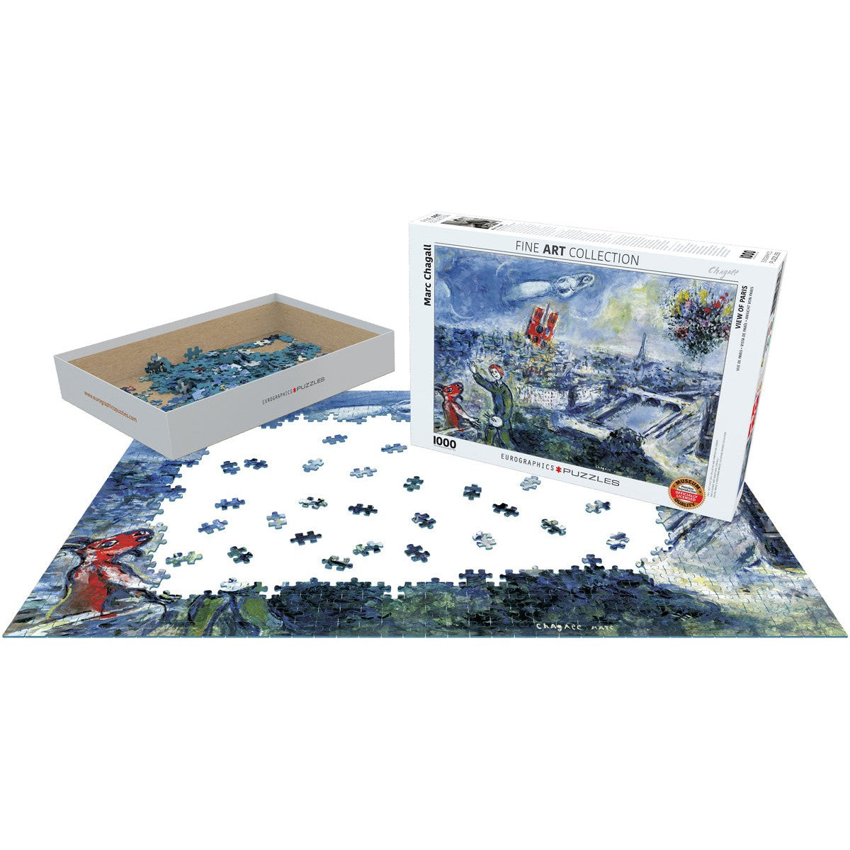 1000pc Chagall Le Bouquet De Paris