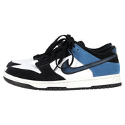 Nike Dunk Low-Top Sneakers in Industrial Blue Leather