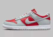 Men's Dunk Low Qs Ultraman Sneaker In Varsity Red/silver/white