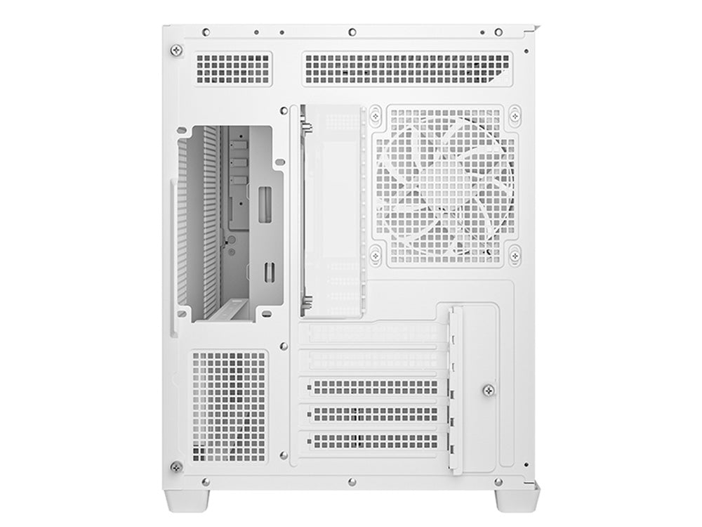 DeepCool CG330 3F WH Micro-ATX Case - White