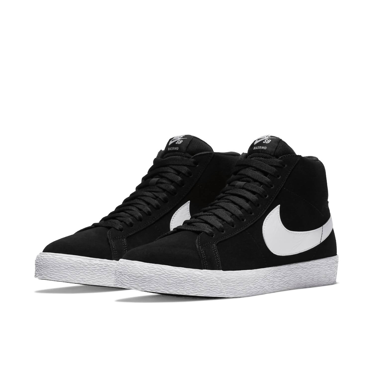 Men's Sb Zoom Blazer Mid Sneakers In Black White