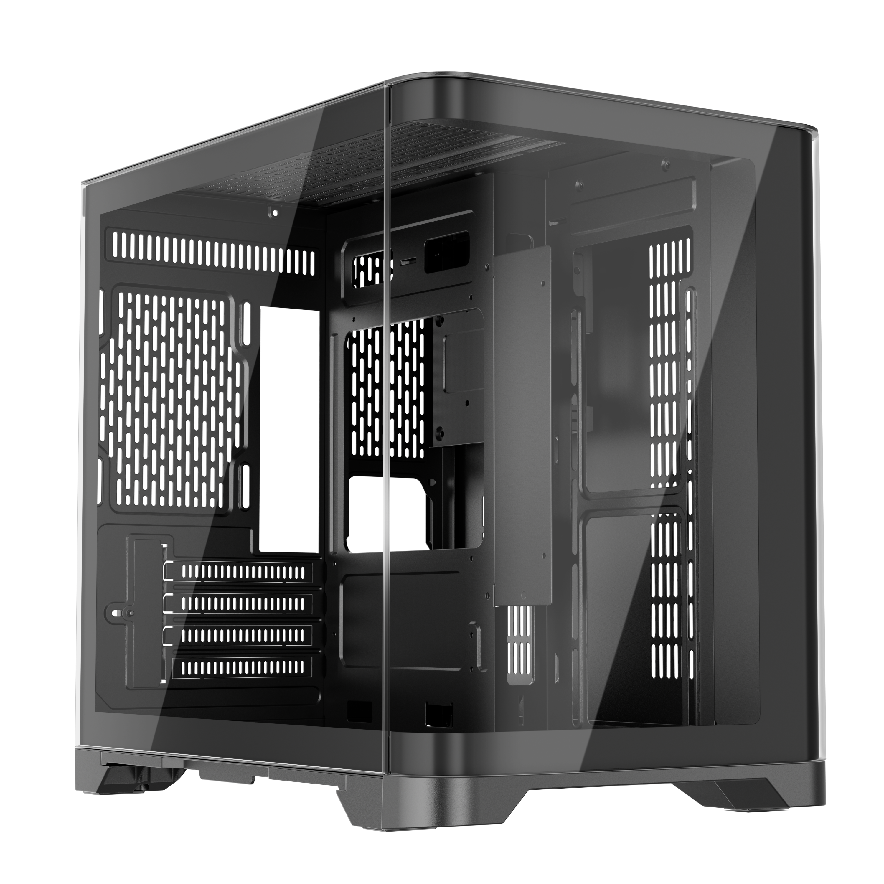 1st Player UV5 M-ATX ITX PC Gaming Case (Black)