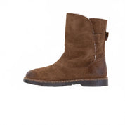 Women's Uppsala Shearling Boots In Dark Tea Natural