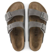 Women's Arizona Leather Sandals In Desert Buck Whale Gray