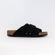 Women's Kyoto Sandals In Black Nubuck/black Suede