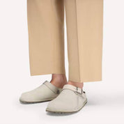 Women's Lutry Premium Suede Clog In Oyster
