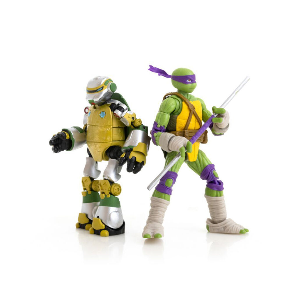 2pc Funko Teenage Mutant Ninja Turtles Metalhead & Donatello 1:15 Figure Set