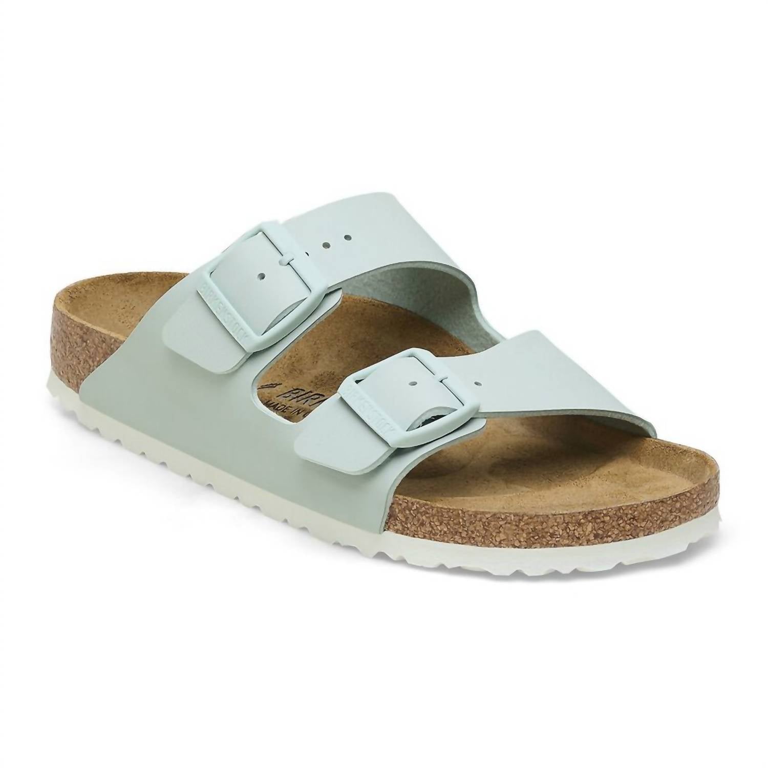 Women's Arizona Birko Flor Sandal In Surf Green
