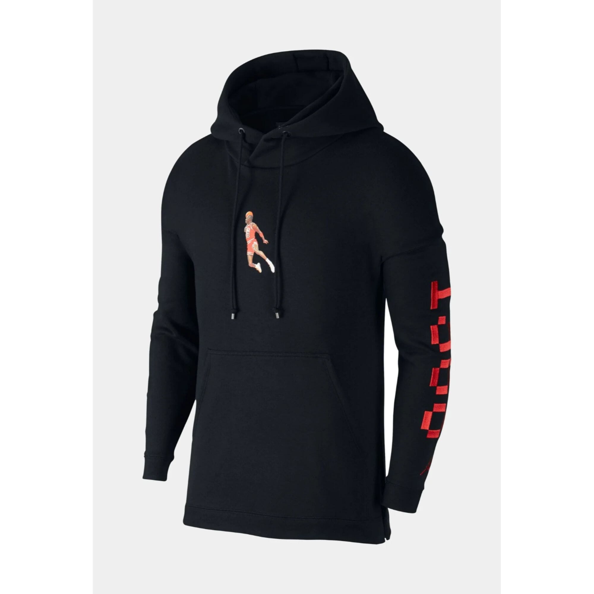 Men's Nike Air Jordan Sportswear Wings 1988 Hoodie Black/Gym Red AJ0430-010