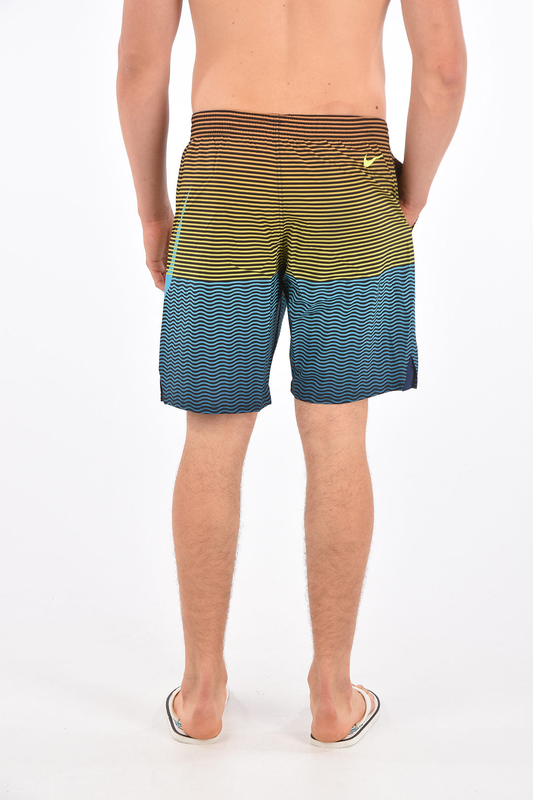 Striped Boxer Swimsuit